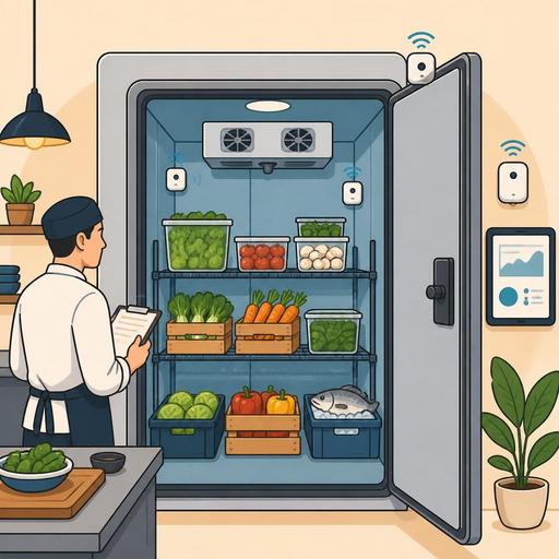 Soğuk Hava Deposu Sensörleriyle Restoranda IoT Stok Alarmı